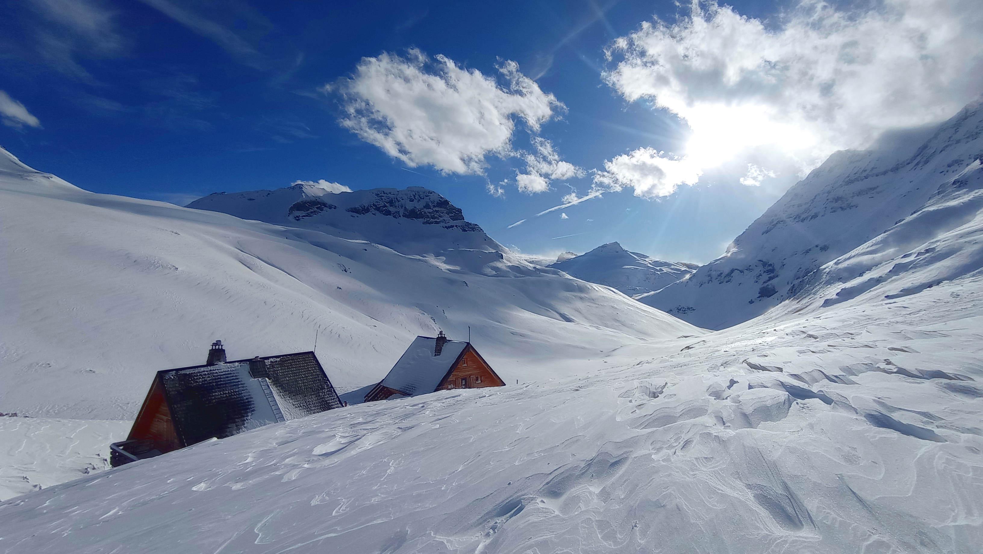 La Leisse sous la neige. 